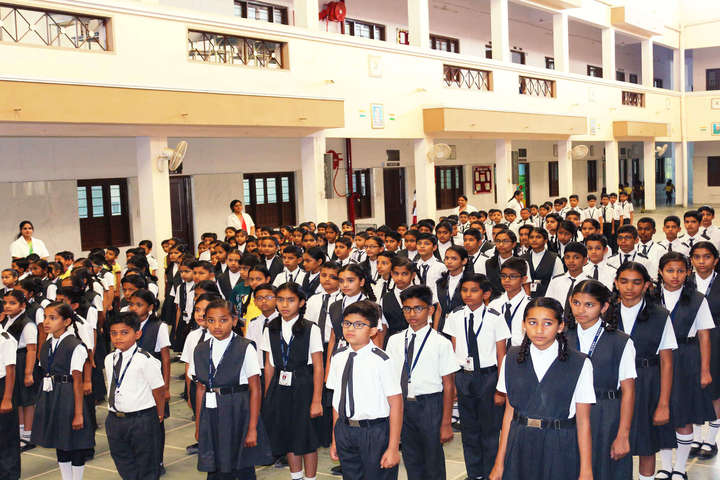 Rasiklal M Dhariwal Public School-Assembly