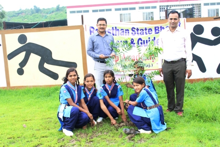 Sankalp Adademy Senior Secondary School-Plantation Activity