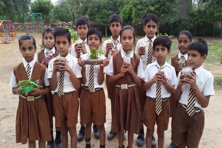 Sawai Man Singh International School-Plantation Activity