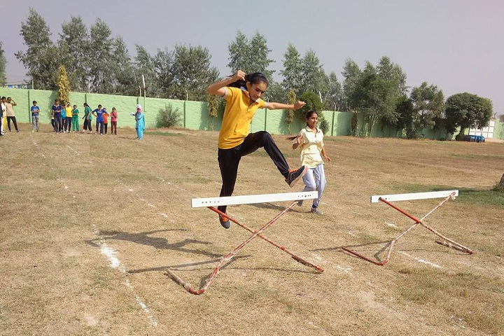 Shah Satmamji Girls School-Sports jump