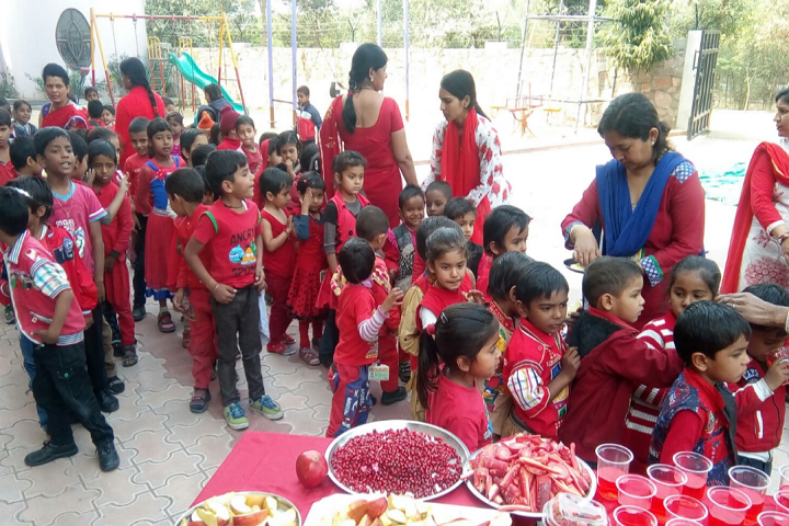 Sneh Public School-Red Colour Day
