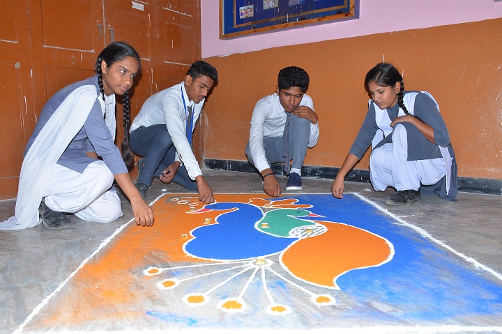 Sri Parshwanath Jain Vidyalaya-Events rangoli