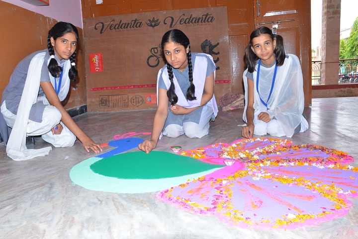 Sri Parshwanath Jain Vidyalaya-Others rangoli drawing