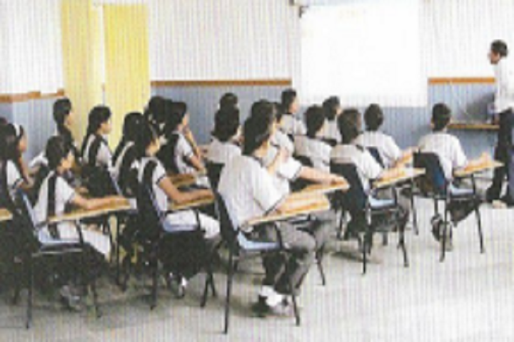 St Teresa Vidyadeep-Classroom with teacher