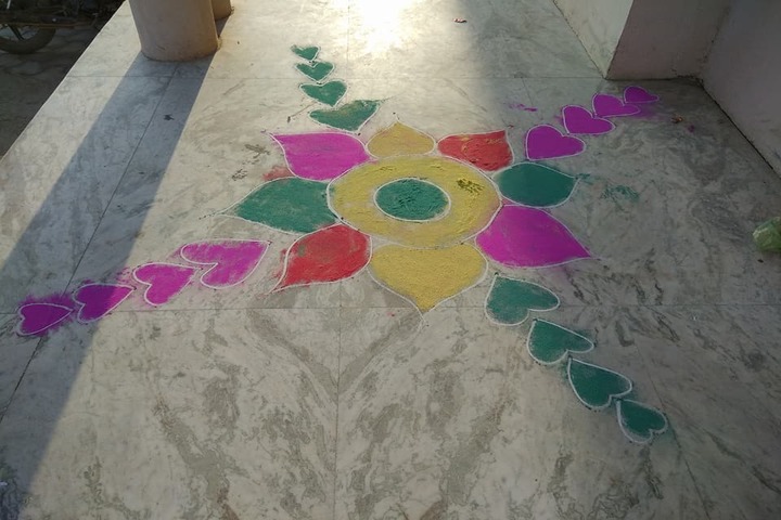 Swami Vivekanand Government Model School-Rangoli