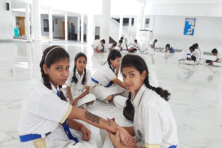 Manava Bharati Heritage School- Mehandi Competition