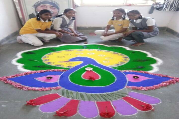 Swami Vivekanand Government Model School-Rangoli