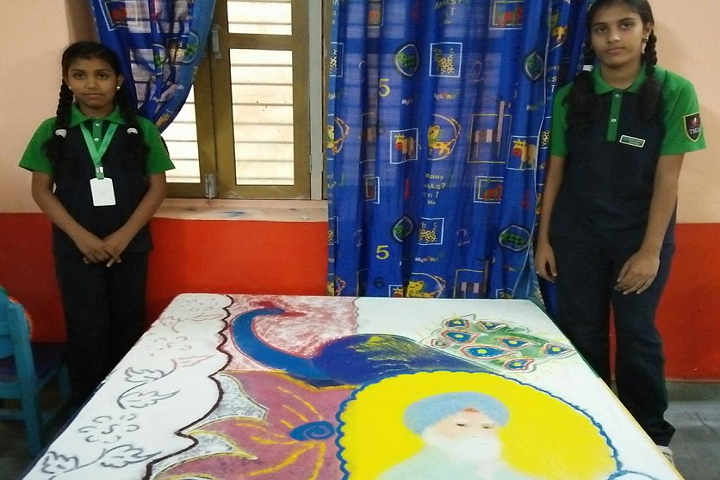 Tm International School-Rangoli Competition