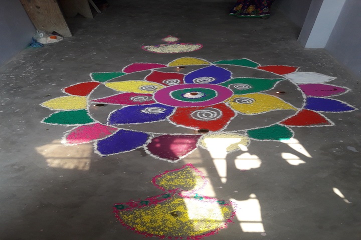 Mother Teresa Vidyapeeth-Rangoli Competion