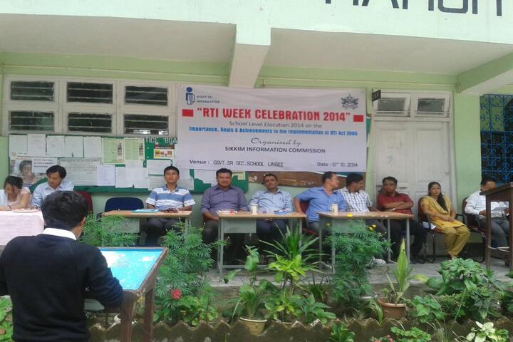 Government Senior Secondary School-Elocution Competition