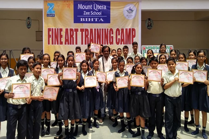 Mount Litera Zee School Bihta- Fine artTraining Camp