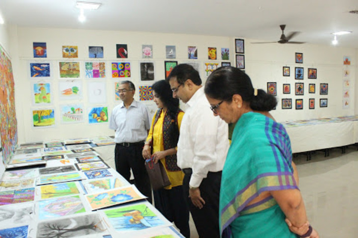 B V bhavans rajaji vidyashram-Art Exhibition