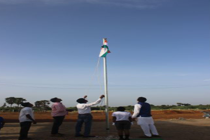 Bodhi International School-Flag Hoisting