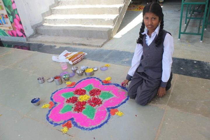 Bodhi International School-Rangoli