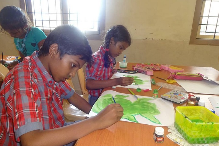 Dharani International School-Painting work