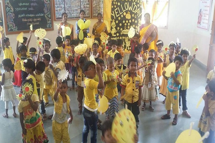 Dharani International School-Yellow day