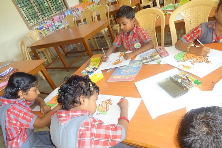 Dharani International School-drawing work
