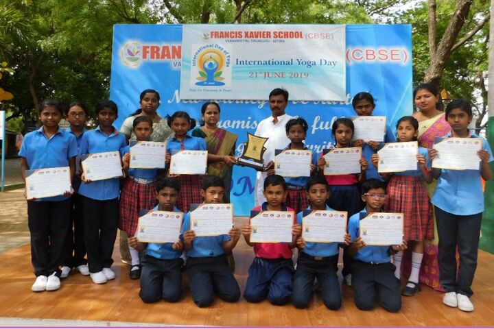 Francis Xavier School-Yoga Day