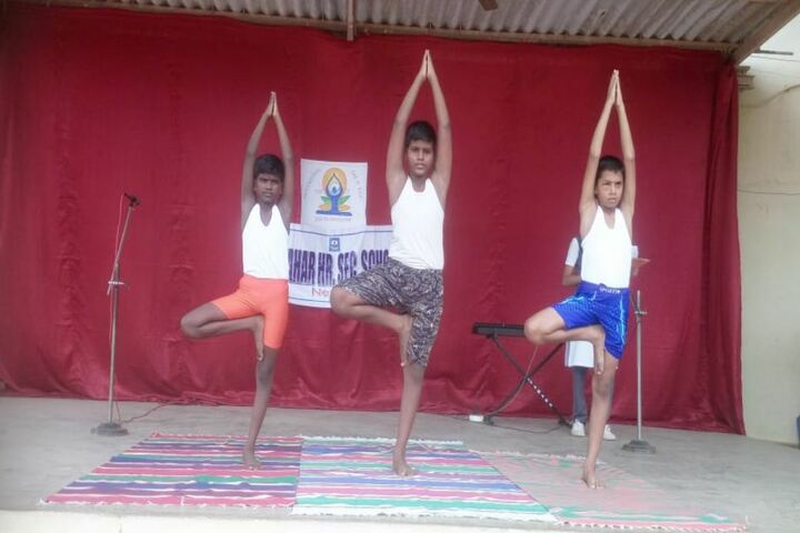 Jawahar Higher Secondary School-Yoga Day