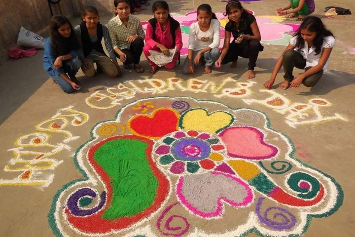 Oxford Senior Secondary School-Rangoli
