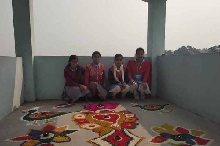 P C High School-Rangoli