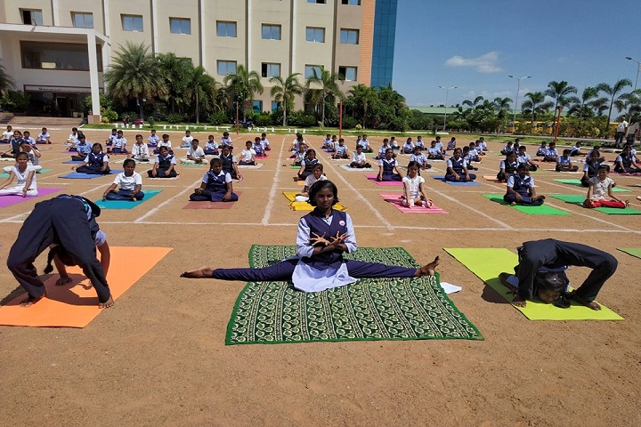 Mahabharathi International School-Yoga Day