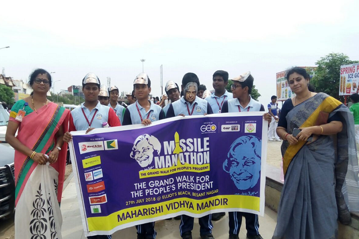 Maharishi Vidya Mandir-ABDUL KALAM WALKATHON