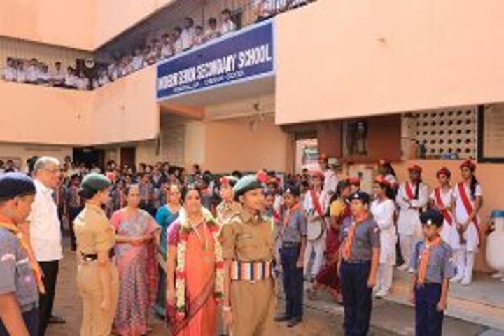 Modern Senior Secondary School-NCC Students