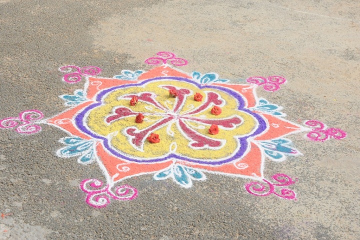 MRM International School-Rangoli
