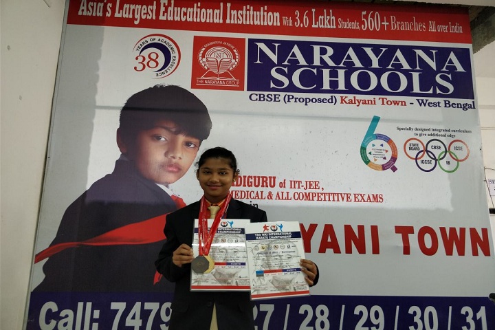 Narayana Olympiad School-Karate Competition Winner