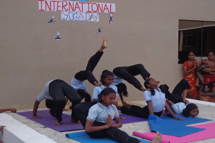 Pon Vidya Mandir Senior Secondary School-Yoga Day