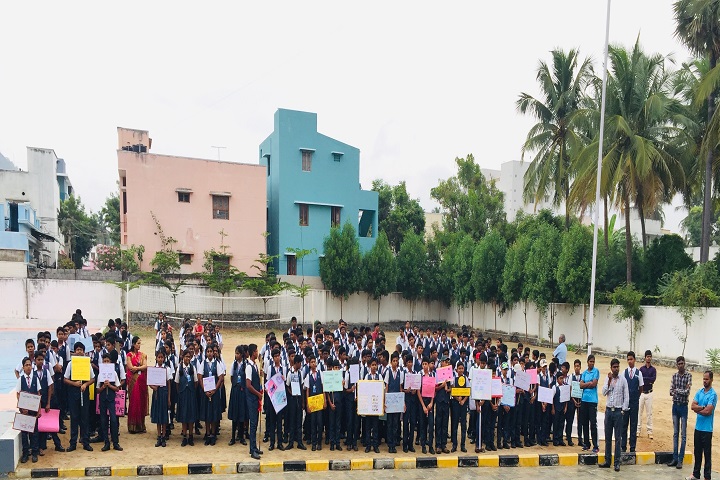 sri chaitanya techno school-protest