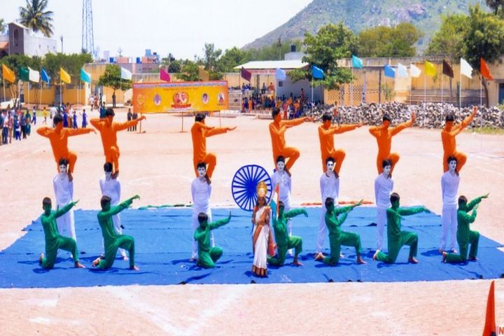V V N K M English Medium School-Independence Day Celebration