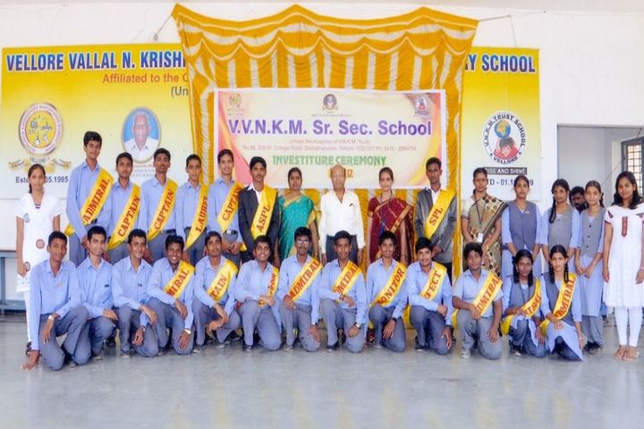 V V N K M English Medium School-Investiture Ceremony