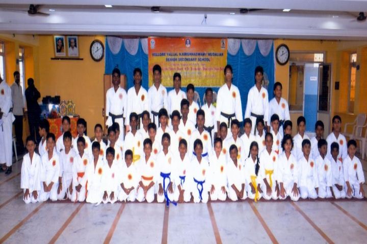 V V N K M English Medium School-Karate Team