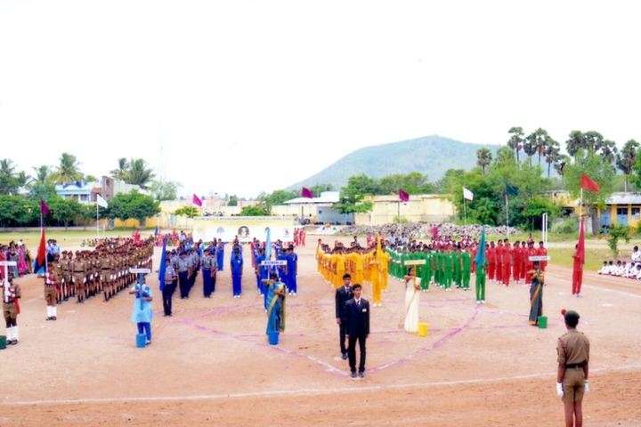 V V N K M English Medium School-Sports Day Celebration