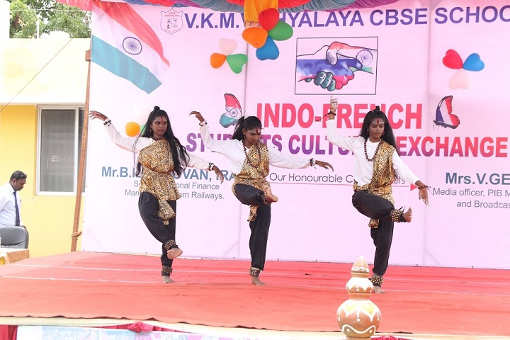 VKM Vidhyalaya School-Indo French Cultural Exchange Programme