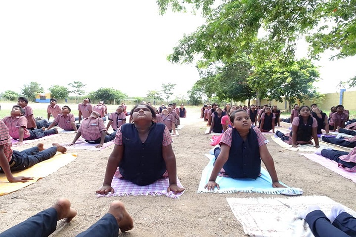 VKM Vidhyalaya School-Yoga Day
