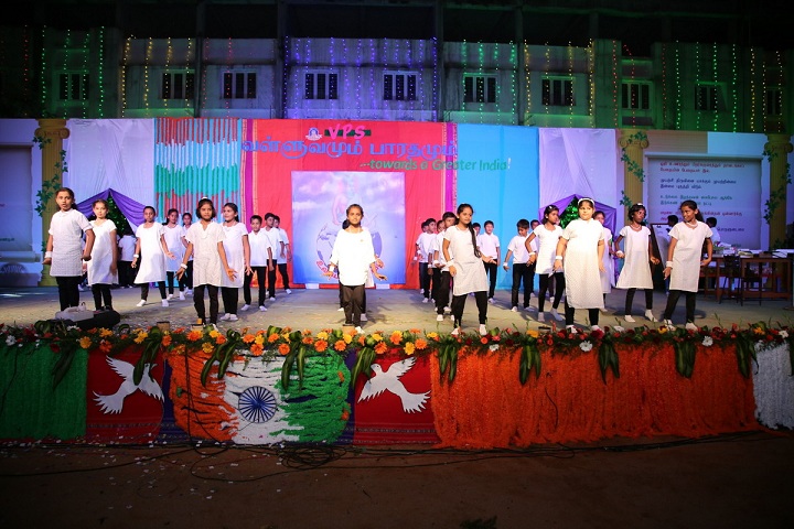 Vailankanni Public School-Group Dance by Girls