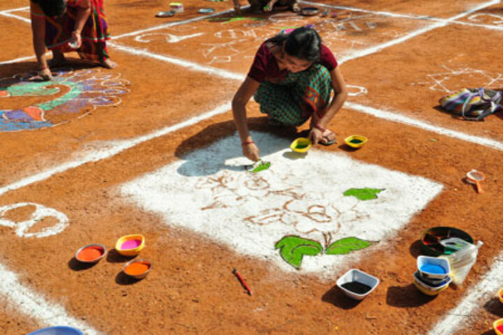 Oxford Grammar School-Rangoli Competition