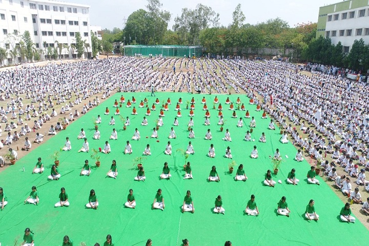 Pallavi Model School-Yoga Day