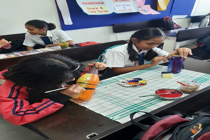 Phoenix Greens School Of Learning-Pot Painting Competition