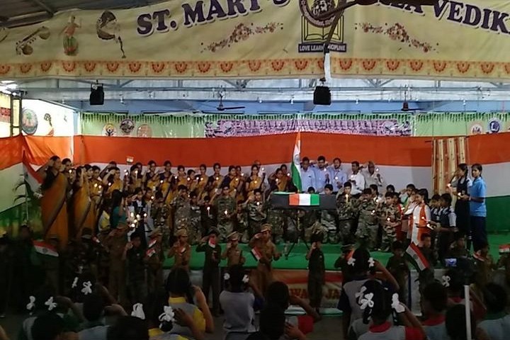 St Marys Vidyaniketan High School-Independence Day Celebrations