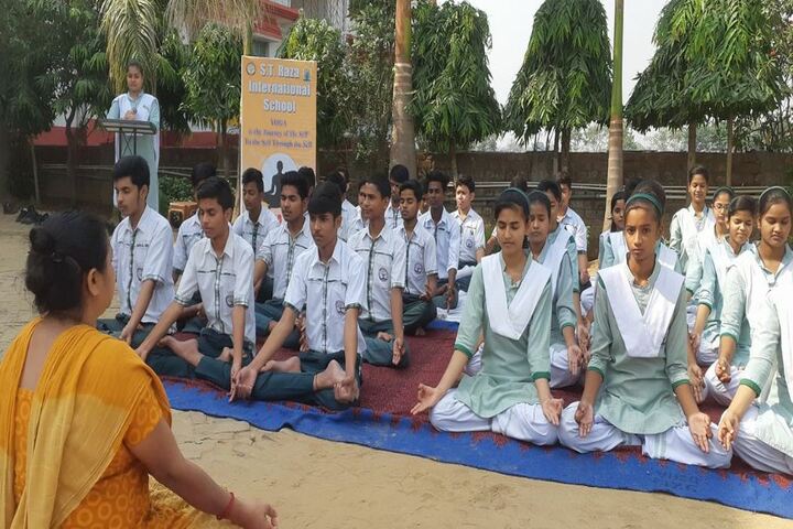 S T Raza International School-Yoga Day