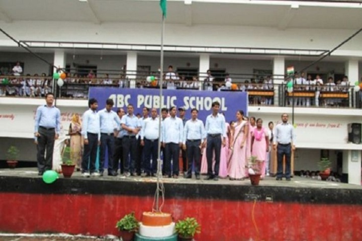 Abc Public School-Flag hoisting