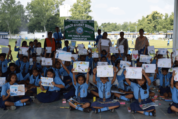 Air Force School - Swachh Bharat Activity