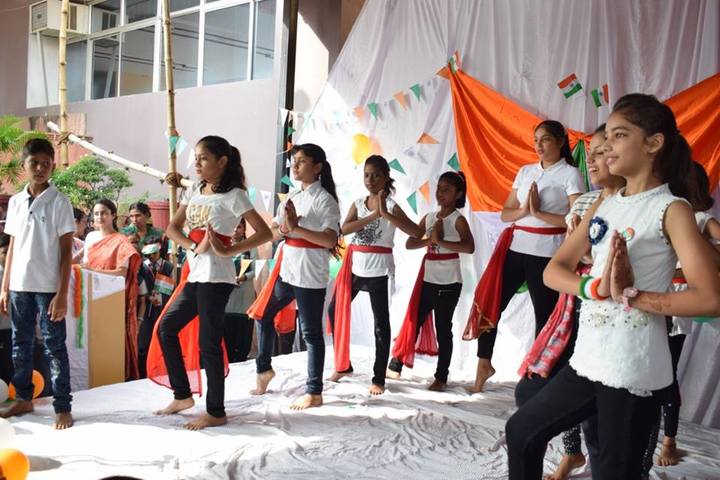 Ajmani International School -Group Dance Activity