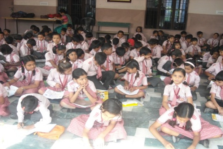 Alakananda Academic School - Drwaing And Rangoli Competition