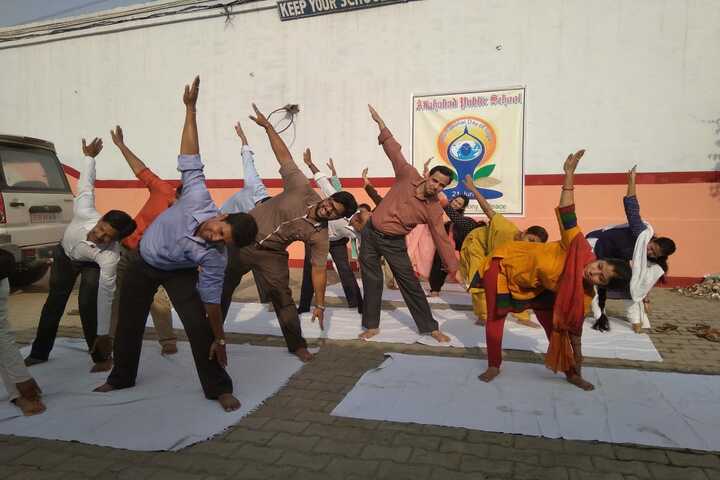 Allahabad Public School - Yoga Day