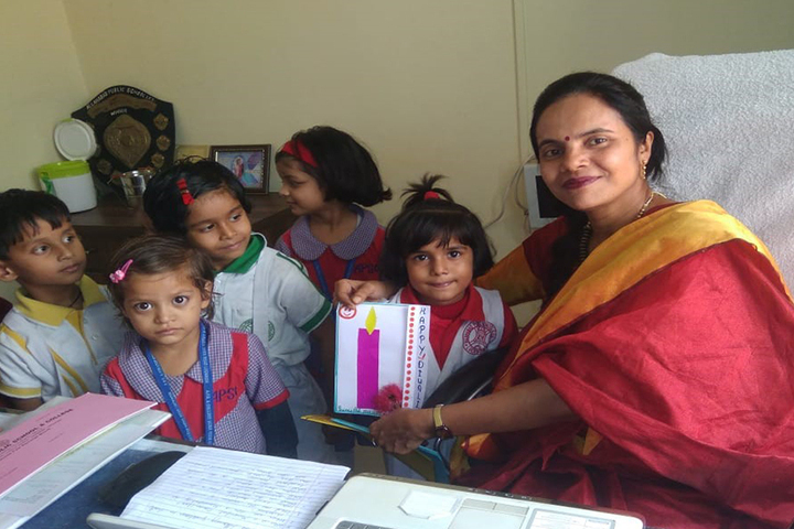 Allahabad Public School College - Diwali Card Making Activity